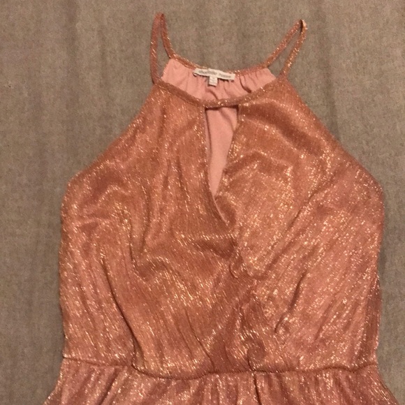 Pink Mock Neck Dress - Picture 2 of 4